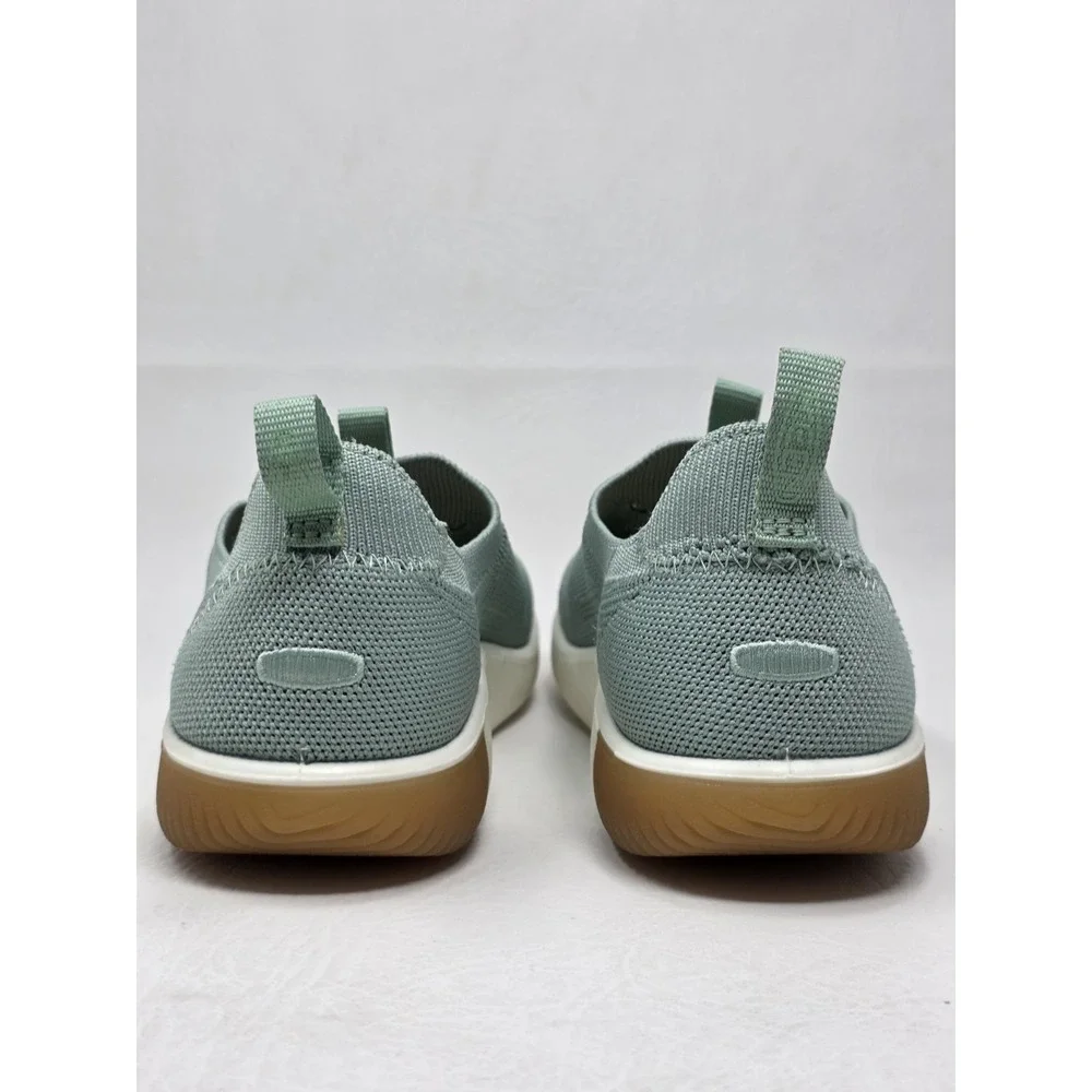 Keen Knx Knit Lace Sneakers Shoe Womens Size 7.5 Seafoam Green Pull on Pre-owned